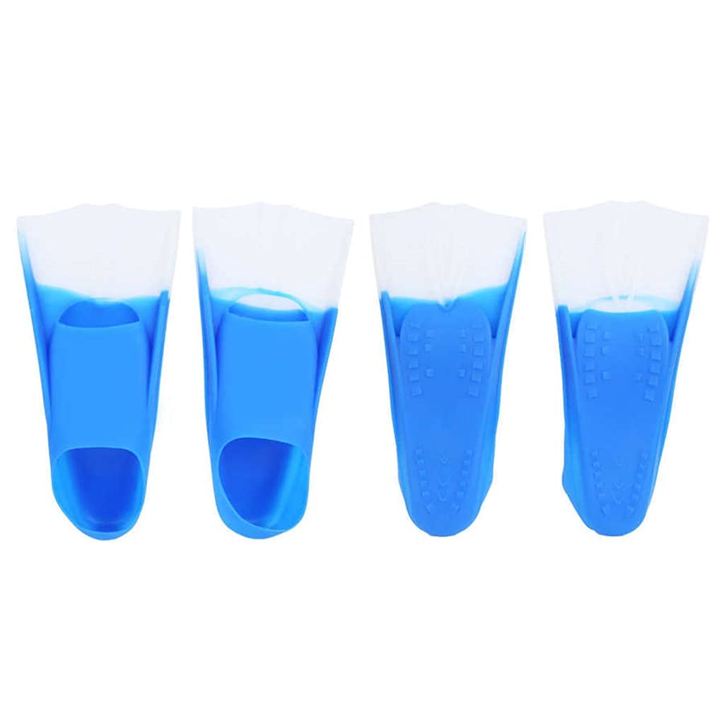 1 Paio di Pinne da Immersione in Silicone Professionali, comode Pinne da Nuoto for Lo Snorkeling, Strumento di Assistenza al Nuoto
