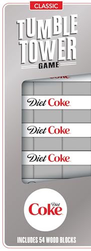 MasterPieces Family Games - Diet Coke Wood Block Tumble Tower