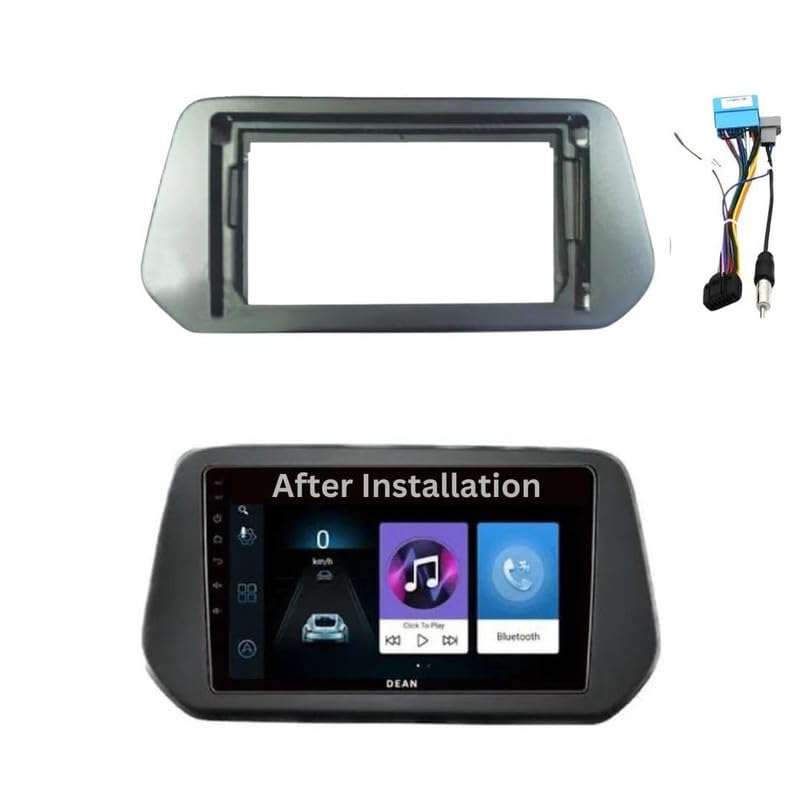 Audio Wheels Car Mount Android Frame ABS300 Plastic Material 9 inch with Wiring Suitable for Base Model for Maruti Suzuki Swift 2024