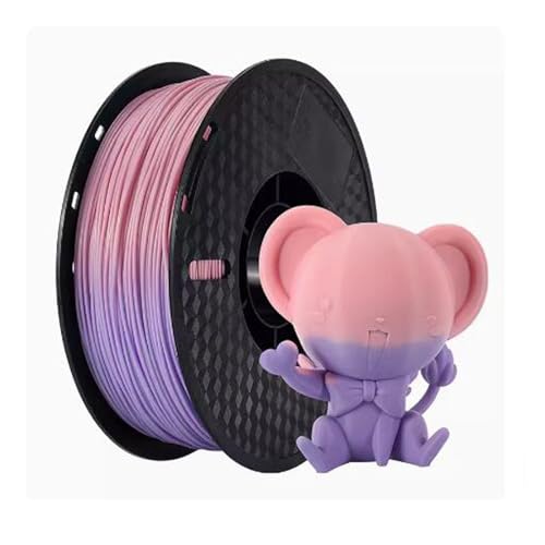 Cambiamenti Di Temperatura PLA Di Consumo Di Stampa 3D 1.75 Mm Di Materiale 3D Accuratezza Della Resistenza Allinvecchiamento FDM 0.03 Mm Spool Da 1 Kg Purplish powder