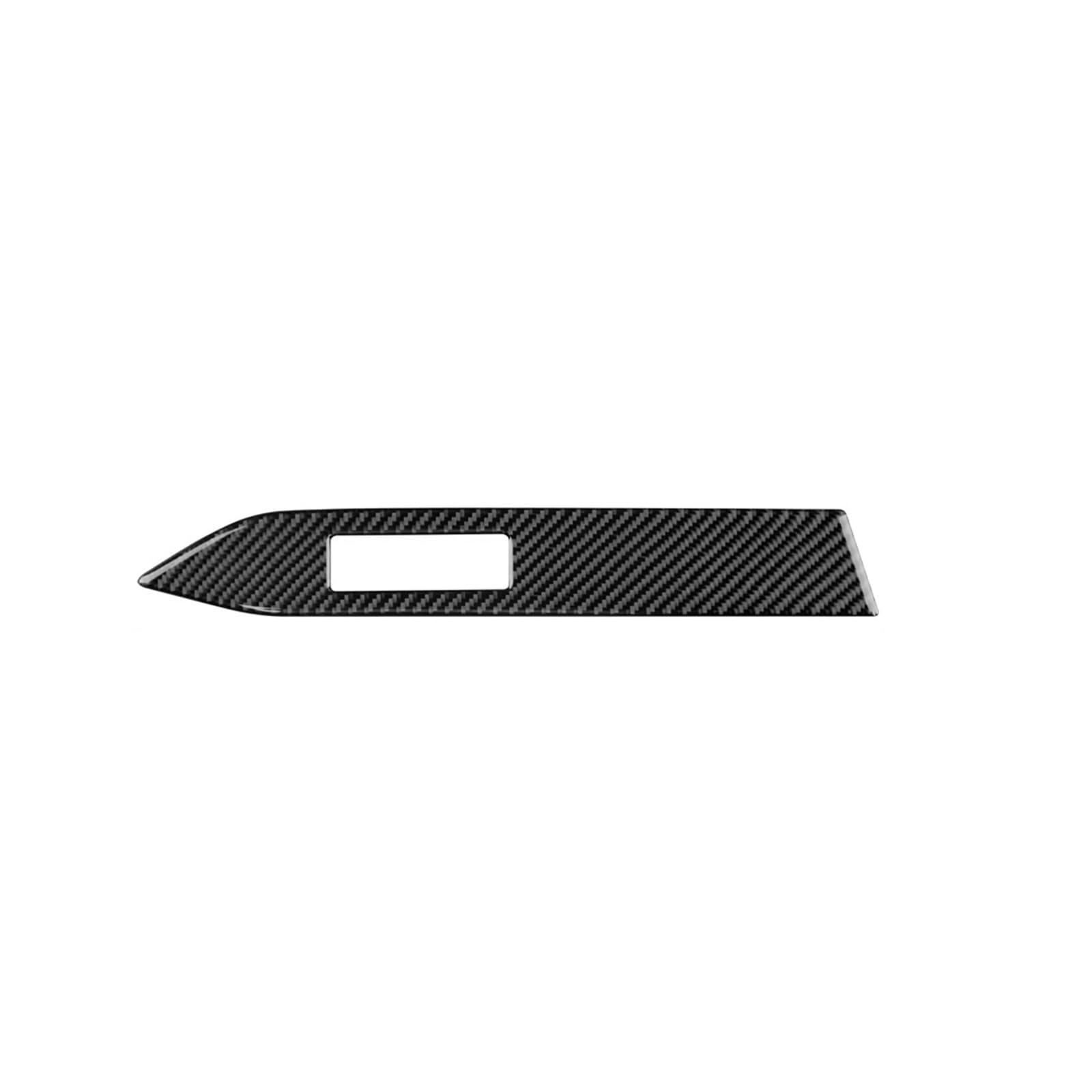 Interior Trim for Mustang 2015 2016 2017 2018 2019 2020 2021 2022 LHD RHD Dashboard Strip Car Sticker Real Soft Carbon Fiber Cover Trim Sticker(Right Hand Drive)