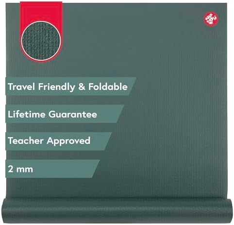Manduka PRO Travel Yoga Mat - 2mm | Foldable & Travel Friendly | ...