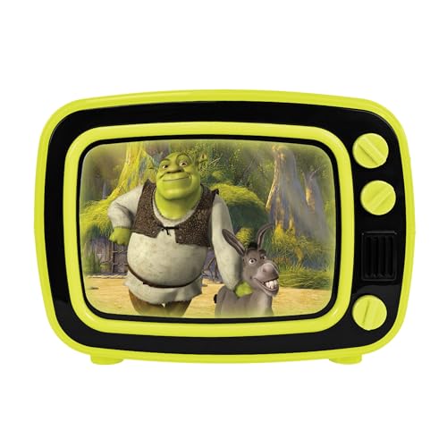 Uncanny Brands Shrek Retro TV Toaster with Light Up Frame, Two Slice Model with Shrek Artwork, Themed Kitchen Appliance