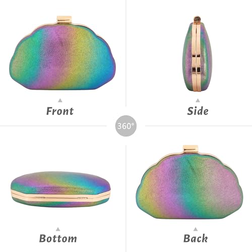 Image of Women Seashell Evening Bag Purse Mermaid Chain Strap Clutch Handbag Shoulder Bag | Seashell