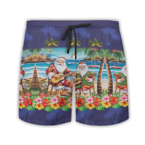 Short de plage Noël en Juillet pour homme idéal pour le surf
