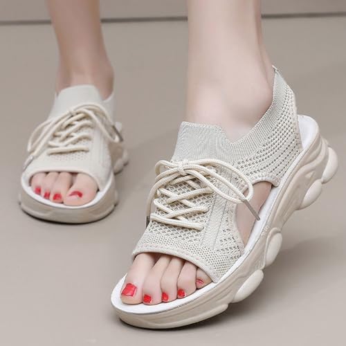 Sandales orthopédiques femmes chaussures de sport de plage d'eau respirantes en tricot - 2