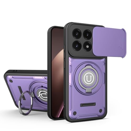 Coque de protection Xiaomi 17 antichoc robuste avec support vidéo rétractable