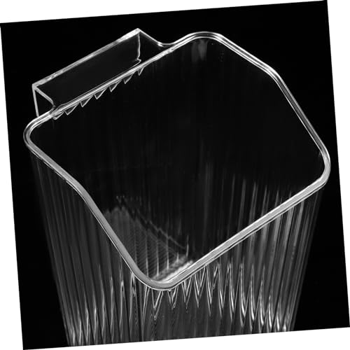 Caneca de basura transparente para colgar en pared miniatura 5