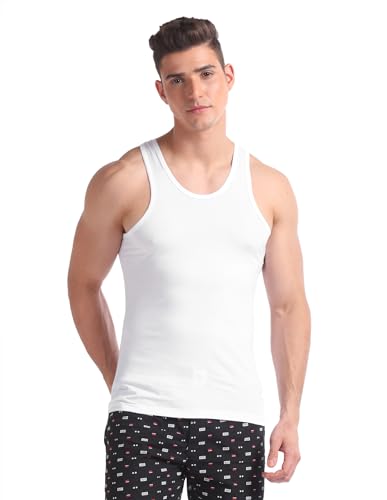 Image of U.S. Polo ASSN. Men's I661 Round Neck Cotton Jersey Vest - Pack of 1
