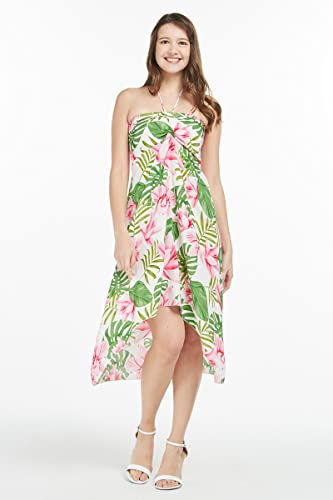 Image of Hawaii Hangover Family Matching Hawaiian Clothes, Lotus & Orchid | Family matching Hawaiian outfits, Lotus & Orchid, lightweight rayon, machine washable, tropical floral print, luaus, cruises