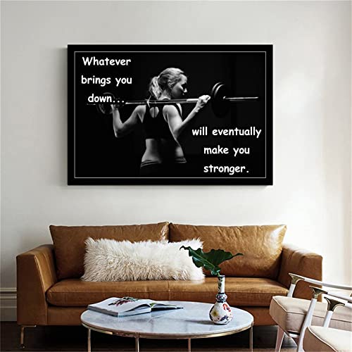 Lirong Make You Stronger Motivational Inspirational Posters Home Decor Wall Art Print For Gym Motivational Quotes Poster Printing 08X12Inch(20X30Cm) #TOP5