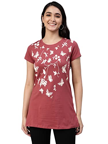 Image of Lyra Women's Cotton Regular Fit T-Shirt
