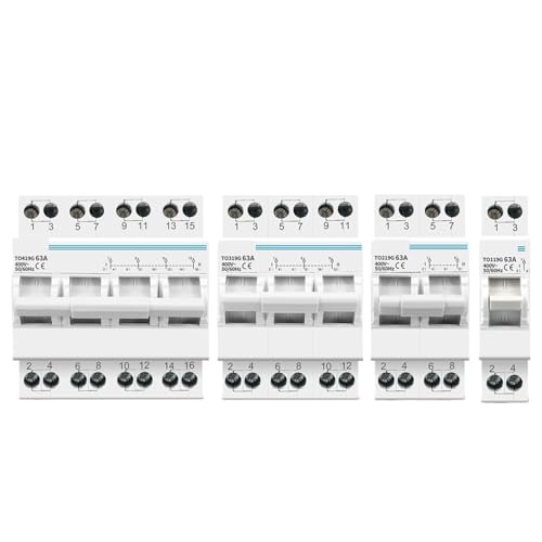 Disjoncteur transfert manuel double alimentation MTS inverseur de source 2P 4P 63A