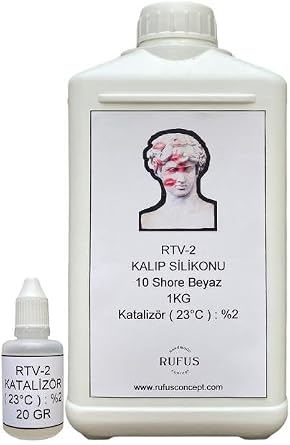 Rufus Concept RTV-2 10 Shore 1kg Mold Silicone + 20gr Catalyst