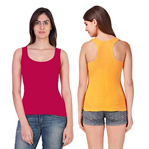Image of Camisole Tank Top Vest Racerback Sando Camis for Women, Girls (Pack of 2)