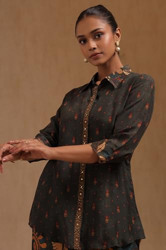 Image of Soch Womens Viscose Muslin Floral Print Co-Ord Set
