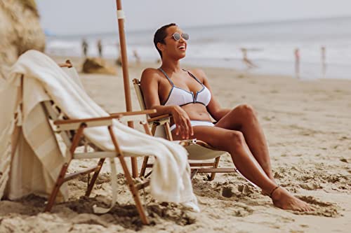 Beach State Las Palmas Beach Chair, Canvas Camping Chair, Outdoor Folding Chair, Portable Camp Chair With Carry Bag, Boho Beach Accessories #TOP4