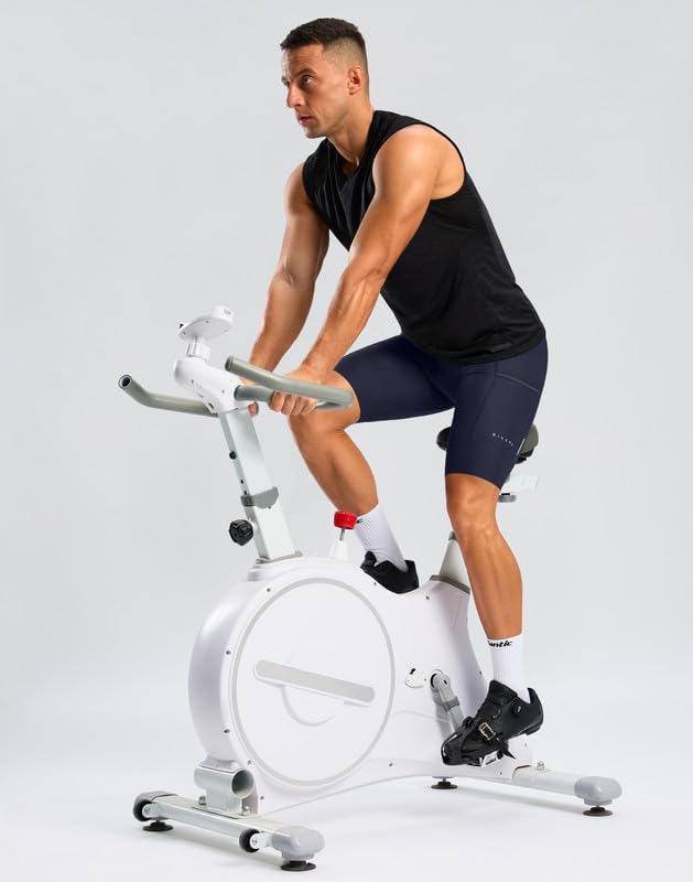 Bikewa Men's Bike Shorts 4D Padded Cycling Shorts for Men Road Riding Biking Bicycle Zipper Pockets - Image 6