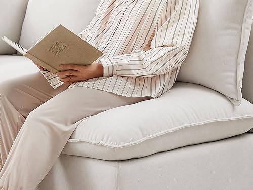 image for VANOMi Modular Sectional Sofa, Convertible L Shaped Couch with Chaise,