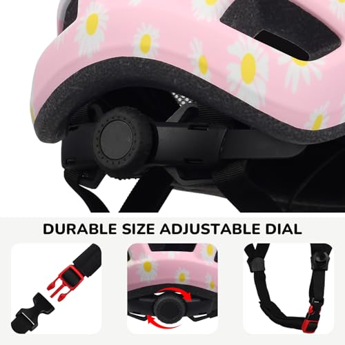 Image of Toddler Kids Bike Helmet, Adjustable Infant Baby Bicycle Helmet for Age 1-3-5-8 Years Child Boys Girls, Multi-Sport Scooter Skateboard, 2 Sizes