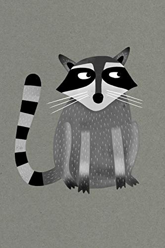 Notes: A Blank Sketchbook with Cute Raccoon Cover Art image 3