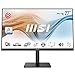 Produktbild MSI Modern MD272QPDE 27 Zoll Business Monitor, WQHD (2560x1440), 75 Hz, IPS Panel, USB-C 65 W, Schwarz
