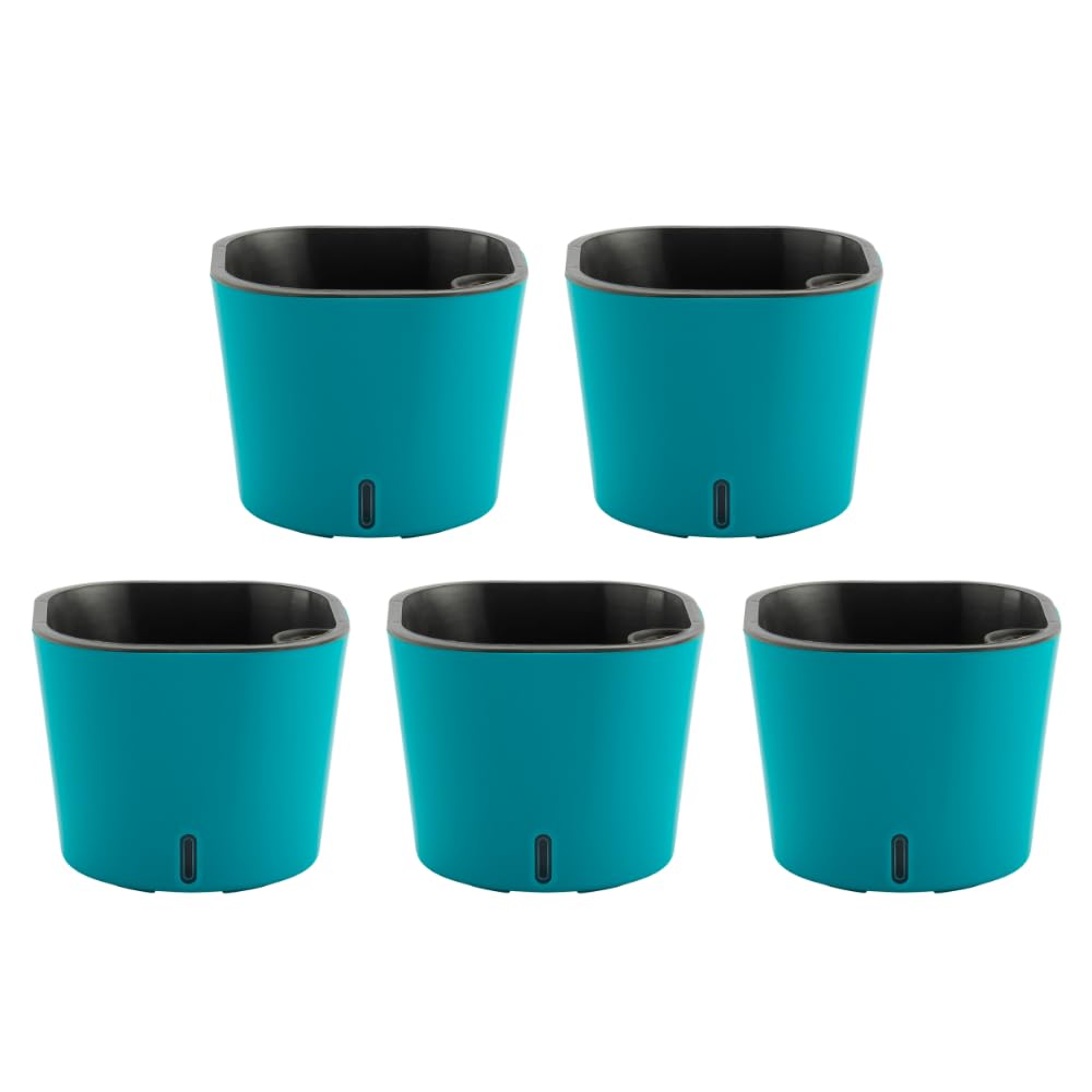 GARDENCIA Self Watering Pots - Modern Plant Cachepots -24 GARDENCIA Self Watering Pots - Modern Plant Cachepots -24