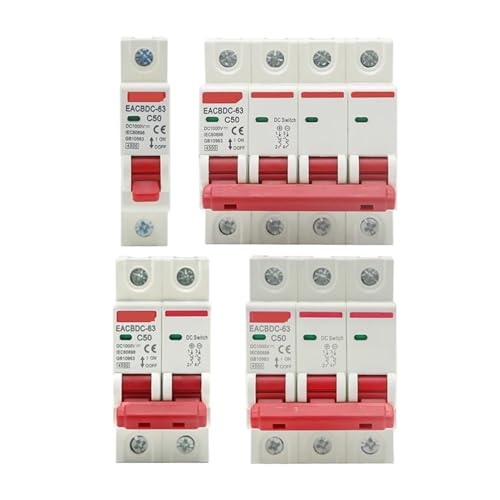 Disjoncteur solaire DC 1000V coupure magnétothermique haute tension 3P 25A