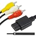6amLifestyle 5.9FT AV Charging Cable Composite Replacement Wire Cords Compatible for Nintendo N64/ SNES/Gamecube/GC