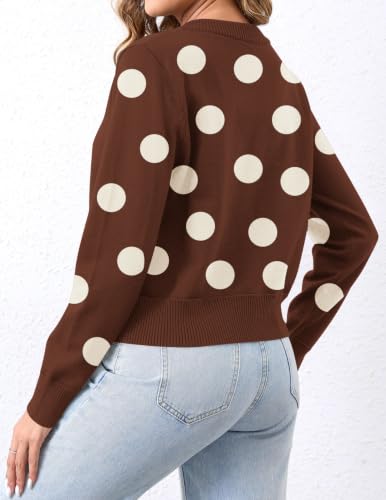 Image of Ziesexy Womens 2026 Leopard Cardigan Cropped Button Up Sweater