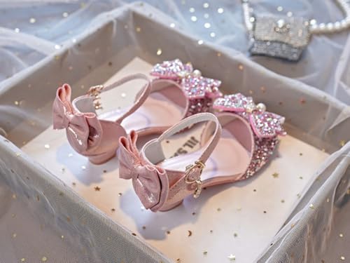 Little Girls Dress Sandals Princess Wedding Party Low Heels Dance Shoes Flower Girl Mary Jane Pumps4