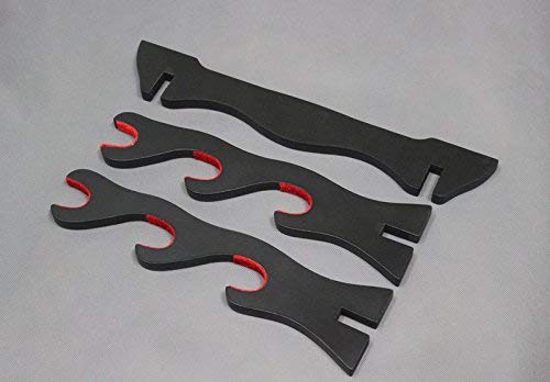 Condition photo showing New/Like New for cnlq 1 2 3 4 layer padded protect japanese samurai sword katana wakizashi tanto stand holder display rack support for all sword
