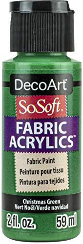 SoSoft Fabric Acrylic Paint 2oz-Christmas Green