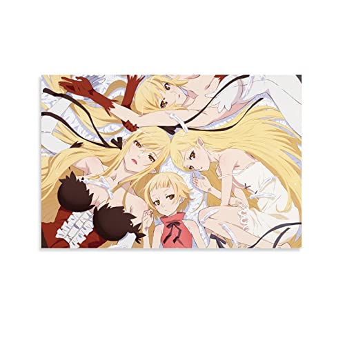 傷物語 忍野忍 ポスター 装飾画 アートパネル かわいい 壁掛け インテリア の装飾 アニメ キャンバス 絵画 スタイリッシュでモダン 油絵 人気 アートポスターモダン 壁の絵 部屋装飾 アートボード モダン インテリア絵画 アートポスター 寝室の装飾 部