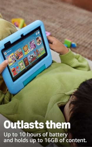 Amazon Fire 7 Kids tablet (newest model) ages 3-7. Top-selling 7" kids tablet on Amazon. Includes 6 months of ad-free and exclusive content, easy parental controls, 10-hr battery, 16 GB, Purple - image 6