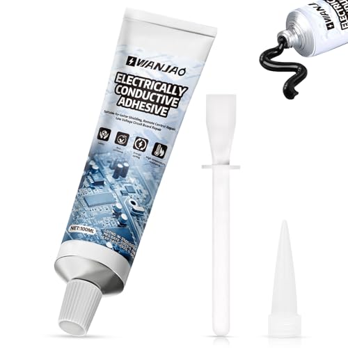 WANJAO 100ML Conductive Glue for Connect Shield &Repair Contact Black