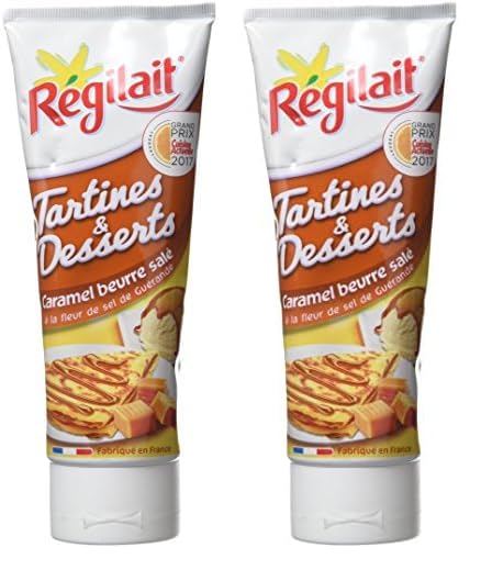 Regilait Tube de Caramel Beurre Salé 300 g (Lot de 2)