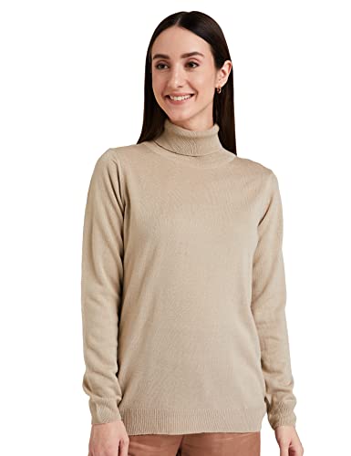 Image of Amazon Brand - Symbol Women's Acrylic Casual High Neck Pullover Sweater