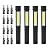 LED Battery Worklight Magnetic Flashlights,Unique Cool Gadget Tool for Men Dad Him Gift Idea,Bulk Pocket COB Work Lamp Torch for Automotive,Grill,Camping,Emergency (4 Pack,Black,Batteries Included)