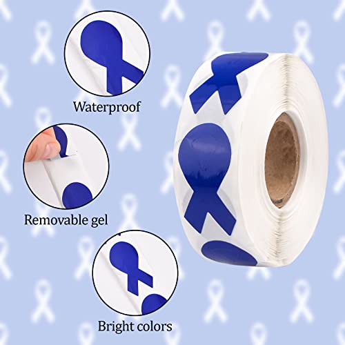 CRAFFANCY Dark Blue Ribbon Sticker - Image 3