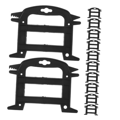 SUPVOX 12pcs Plastic Line Winder: Outdoor Rope Cord Organizer for Fishing Camping and Hiking Prevents Tangles and Knots Compact Portable