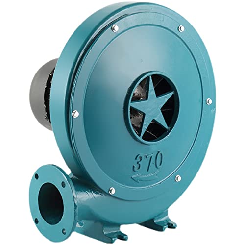 Wenig Lärm Zentrifugalgebläse, 250/370w Aluminiumgehäuse Radialgebläse mit Luftauslass mit Großem Durchmesser und Motor mit Kupferkern, Industrie Gebläse für Belüftung Verbrennung und Entrauch Cover