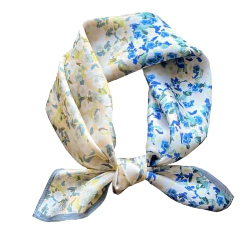 Image of ANDANTINO 100% Mulberry Silk Scarf -21 inch Square Neckerchief with Gift Packed