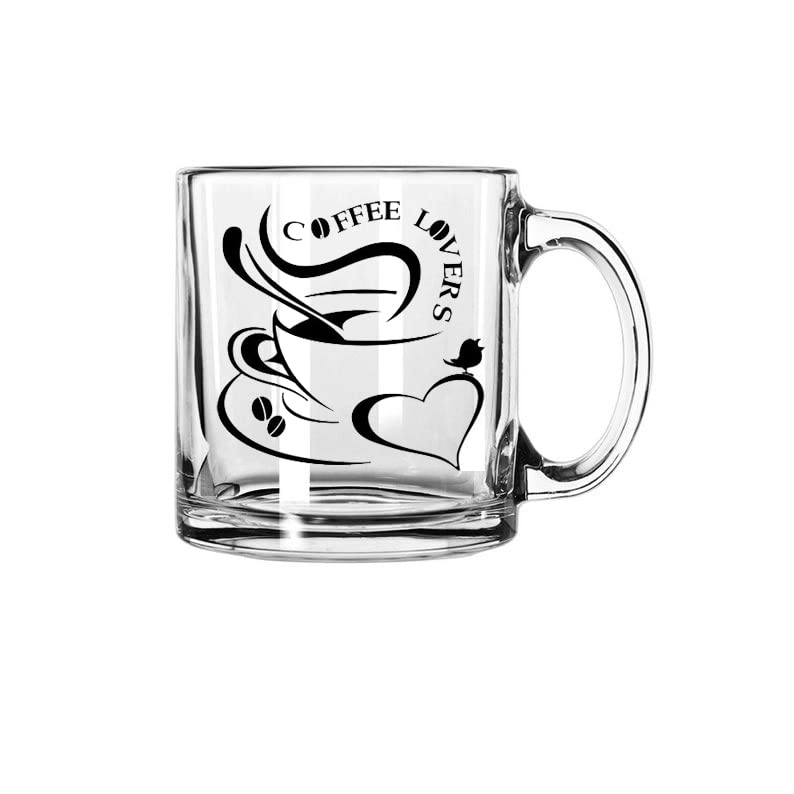 V Kraft " Coffee Lover Quote Transparent Glass Mug Printed Transparent Mug That is Unique Gift for Birthday, Gifting, and Any Other Special Day| Coffee Mug & Tea Cup | Pack of 1, 330ml (cl 02) (B0BHN2YM6F) Amazon Price History, Amazon Price Tracker