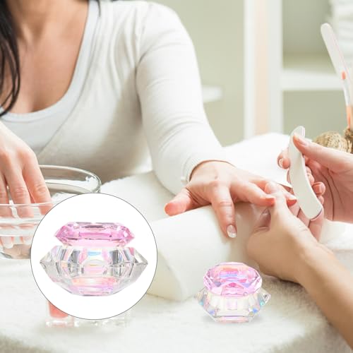 Recipiente de vidrio para esmalte y polvo acrílico miniatura 2