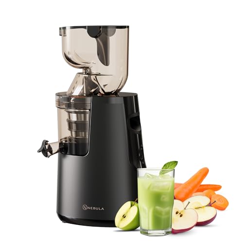 Nebula Black Grande 45RPM Juicer, extracteur de jus pour fruits et légumes, presse-agrumes électrique, sorbetière et machine à glace