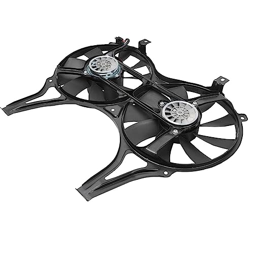 AWPWAY Radiator Cooling Fan Assembly W210 for Benz for E300 3.0L 1996-1997 for E320 3.2L 1996-1999 for E430 4.3L 1998-2002 for E55 AMG 5.5L 1999-2002 009158731 0015001693 SG0048