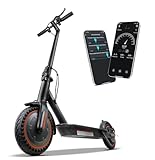 Patinete Eléctrico, Ruedas Macizas de 8,5 Pulgadas, 25 km/h, Motor de 250W, Autonomía de 30km, Patinete Eléctrico para Adultos con Sistema de Frenado Dual, Control por App