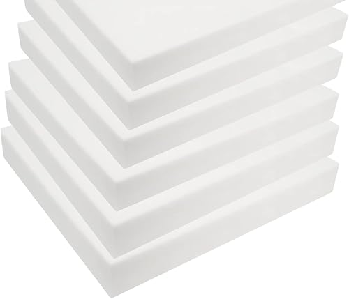 Miniatura 8 de FoamTouch Cojín de espuma para tapicería de alta densidad, 4 pulgadas de alto x 24 pulgadas de ancho x 24 pulgadas de largo, fabricado en Estados