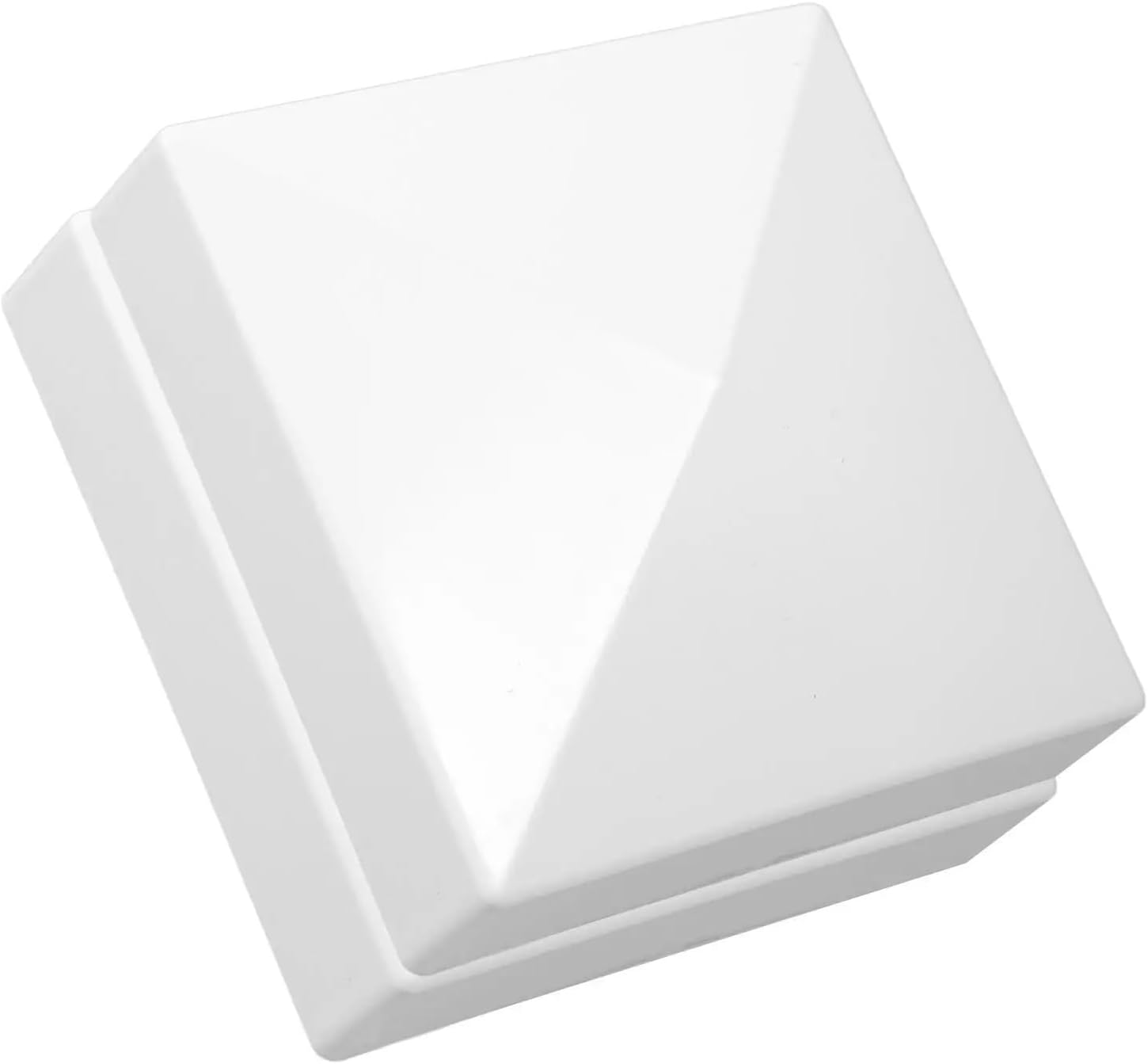 Fence Post Caps 8 Pcs Fence Post Caps PVC Durable Reliable Privacy Toppers Deck Posts Cover ABS Material for Fences Wood